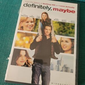 Universal Definitely, Maybe DVD - White and Black Cover
